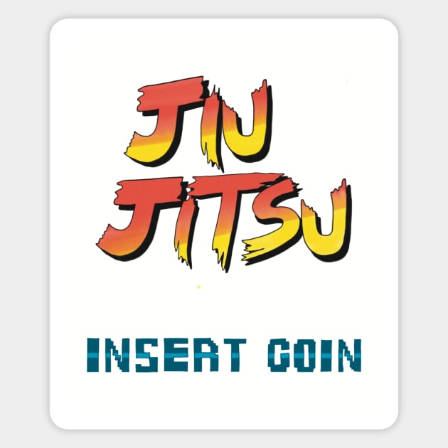 Jiu Jitsu - Insert Coin Magnet by sayafightwear